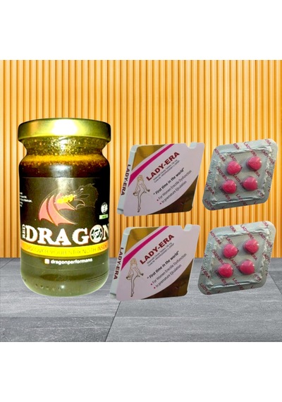Dragon 110gr Birtkisel Macun + Ladyyeraa130mg 4tablet 2-dizi Set Forwomen