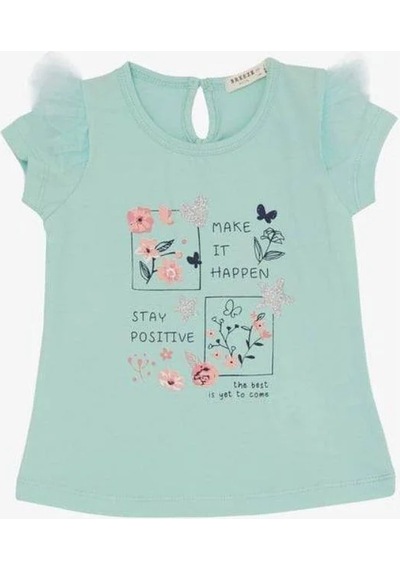 Zekids Kız Çocuk Make İt Happen Taytlı Takım-14456 Mint