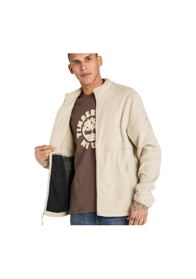 Timberland Fleece Erkek Bej Dik Yaka Ceket
