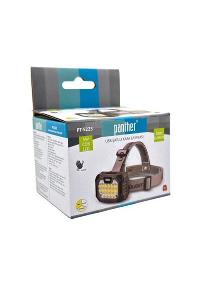 Panther Pt- 5223 Usb Şarjlı Kafa Lambası