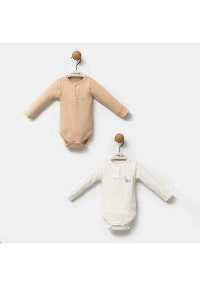 Moi Noi Baby Moi Noi 2'li Body Mnb7064 Gold Altın