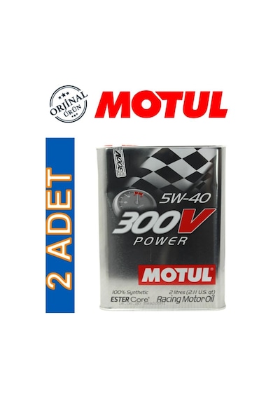 Motul 300V Power 5W-40 Motor Yağı 2 x 2 L