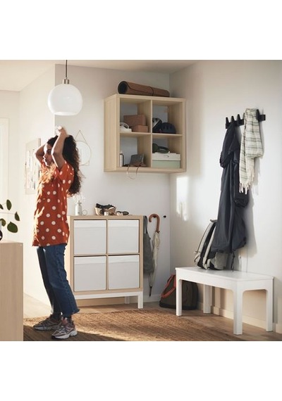 Ikea Kallax Açık Raf Ünitesi Ayağı, Beyaz, 76x39x18 Cm
