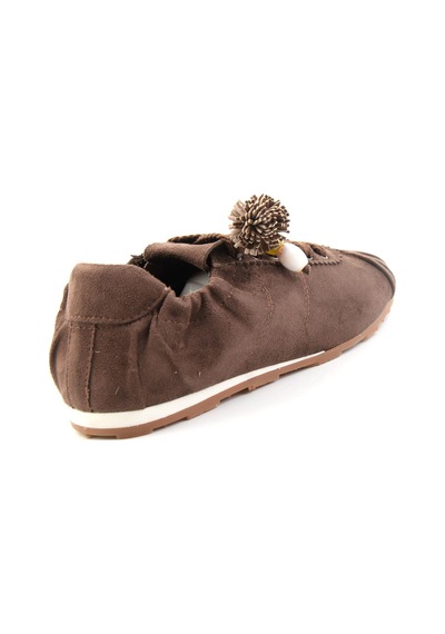 Bambi Kahve Süet Kadın Sneaker K01235044572