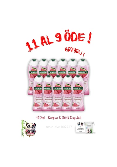 11 Al 9 Öde 450 Ml Duş Jeli Smoothies Karpuz Ve Sütlü