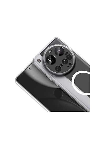 Vendas Xiaomi 15 Ultra Kamera Korumalı M-safe Şarj Özellikli Şeffaf Zore London Sert Pc Kapak + Polymer Nano Ekran Koruyucu Şeffaf