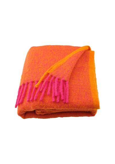 Ikea Klippoxel Örtü 130x170 Cm Turuncu - Pembe