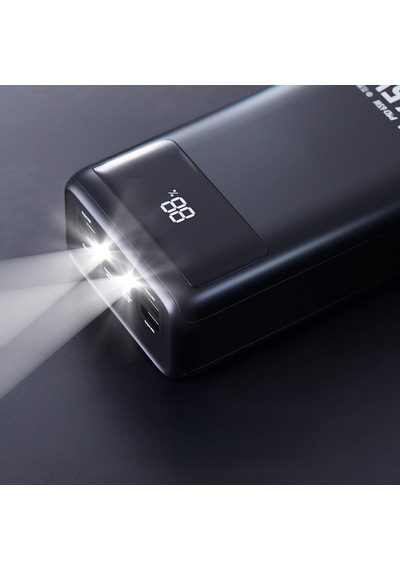 Lenyes Px591d Pro Hızlı Şarj Özellikli Dijital Led Göstergeli Powerbank 65w 50000mah Siyah