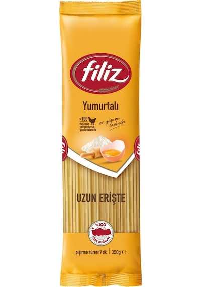 Filiz Yumurtalı Uzun Erişte 350 Gr X 3 Adet