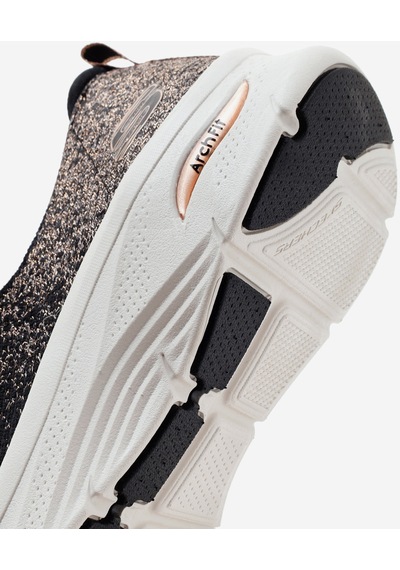 Skechers Arch Fit D'Lux - Glimmer Dust Kadın Siyah Spor Ayakkabı 149689 Bkrg Siyah Skechers Arch Fit D'Lux - Glimmer Dust Kadın Siyah Spor Ayakkabı 149689 Bkrg Siyah