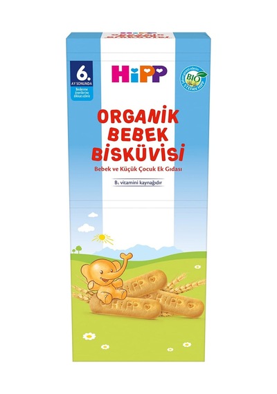 Hipp Organik Bebek Bisküvisi 180 G - 7 Adet Tarı