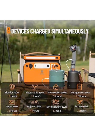 Cepini Gt500 500w Taşınabilir Güç İstasyonu Powerbank