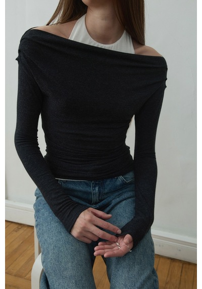 Suud Collection Füme Emy İkili Bluz