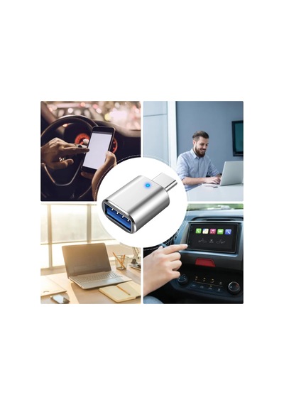 Kyrotech Usb C - Usb Adaptörü, Usb Type C - Usb 3.0 Adaptörü, Led Göstergeli, Dizüstü Bilgisaya