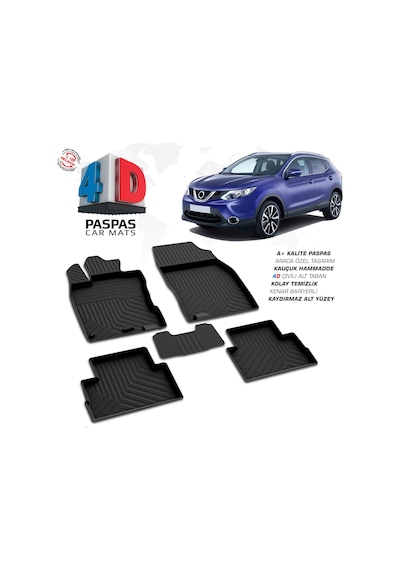 Qashqai Havuzlu Paspas Omsa 2014 2015 2016 2017 2018 2019 2020