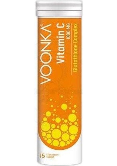 Voonka Vitamin C 1000Mg Glutathione Complex 15 Efervesan