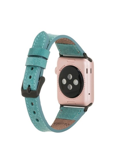 Bouletta Apple Watch Uyumlu Deri Kordon 42-44-45Mm Slim Cz12 Mint