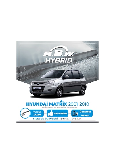 Hyundai Matrix Ön Silecek Takımı (2001-2010) RBW Hibrit