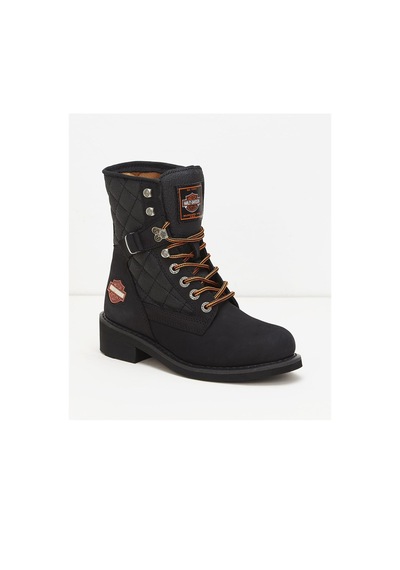 Harley Davidson Harley-davidson 025m100031 New Worker Erkek Bot - Siyah Deri-siyah Deri