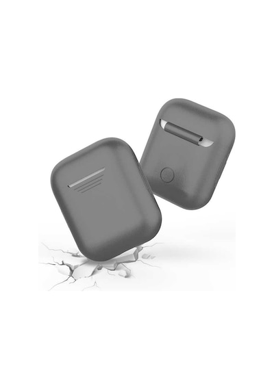 Apple Uyumlu AirPods Zore Standart Silikon Kılıf Siyah