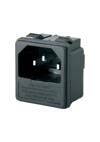 Lockway Ic-213a Power Soket Erkek Fuseli Kulaksız 50 Adet