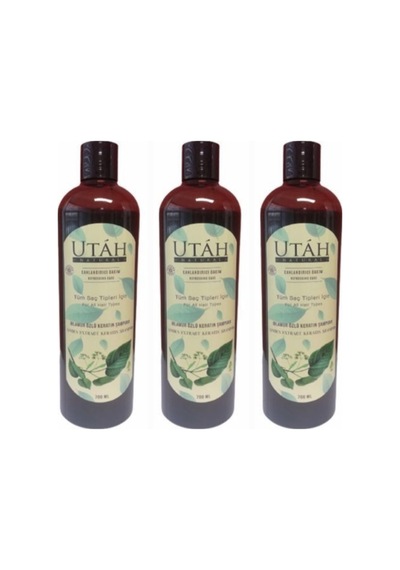 Utah Ihlamur Özlü Keratin Saç Şampuanı Tüm Saçlar 3 x 700 ML