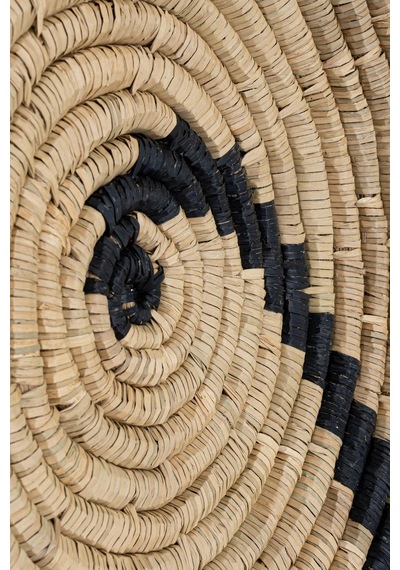 Meander Bambu Afrikan El Yapımı Fibonacci Duvar Tabağı 60cm 8912