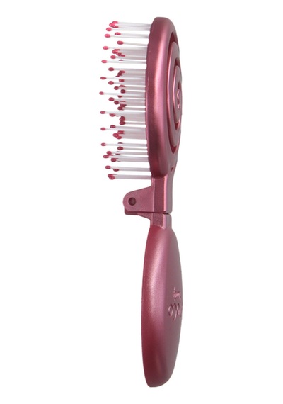 Proco Proco Beauty Makaron Metalik - Üç Boyutlu 3d Esnek Aynalı Çanta Boy Saç Fırçası - Compact Detangler 13404692