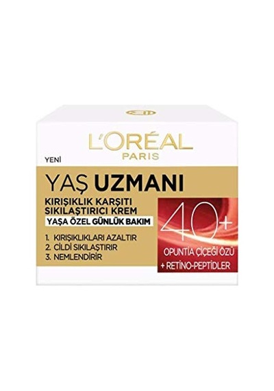 L'oreal Paris Yaş Uzmanı 40+ Kırışıklık Karşıtı Sıkılaştırıcı Krem
