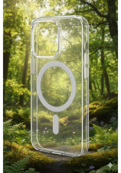 Apple Uyumlu iPhone 17 Pro  Animasyonlu Şeffaf Sert Mika Sararmaz Magsafe İnce Fit Kılıf Ultra