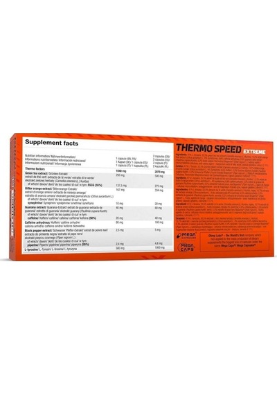 Olimp Thermo Speed Xtreme 120 Kapsül (458879644)-Aromasız