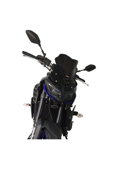 GP Kompozit Yamaha MT-09 2017-2020 Uyumlu Ön Cam Siyah 32 cm