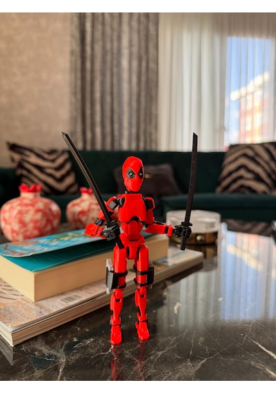 Dummy Deadpool Eklemleri Hareketli 14 Cm Mini Figür Deadpool