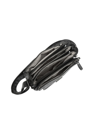 Smart Bags Günlük Küçük Boy Uzun Askılı Kadın Çapraz Ve Omuz Çantası Siyah