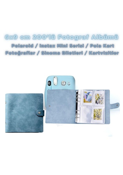 Instax Mini Serisi Albüm-200 Fotoğraf Kapasiteli