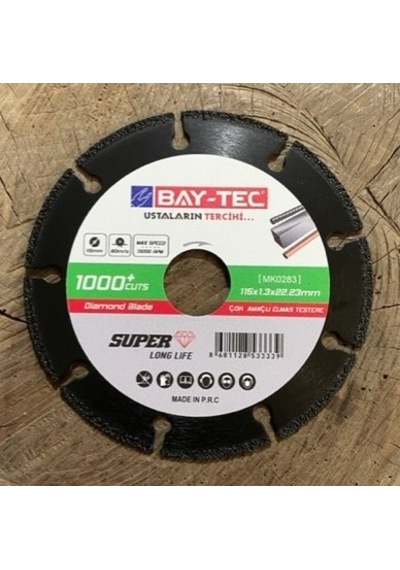 Baytec MKO283 115 MM Turbo İnce Porselen Seramik Kesici