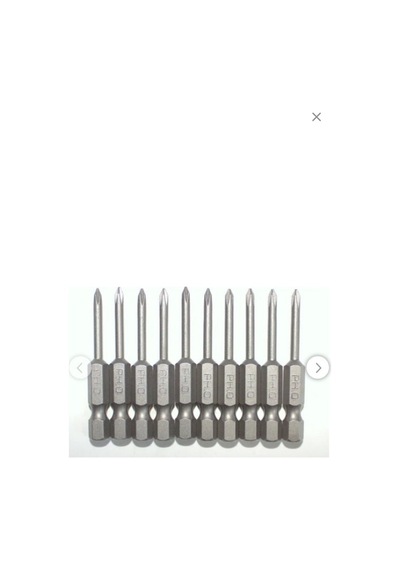Reko Yıldız Bits Şarjlı Tornavida Ucu Ph0 75 Mm 10'Lu