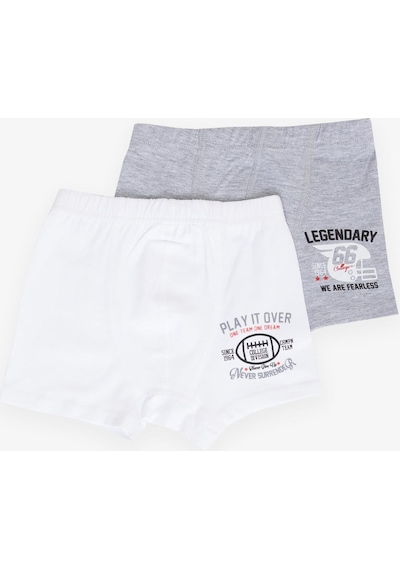 Katamino Breeze Erkek Çocuk Boxer 2 Li Slogan Temalı Yazı Baskılı 1-13 Yaş, Karışık Renk-karışık Renk Çok Renkli Katamino Breeze Erkek Çocuk Boxer 2 Li Slogan Temalı Yazı Baskılı 1-13 Yaş, Karışık Renk-karışık Renk Çok Renkli