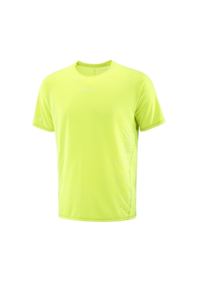 Salomon Sense Aero Ss Tee Gfx M 2050 Sarı