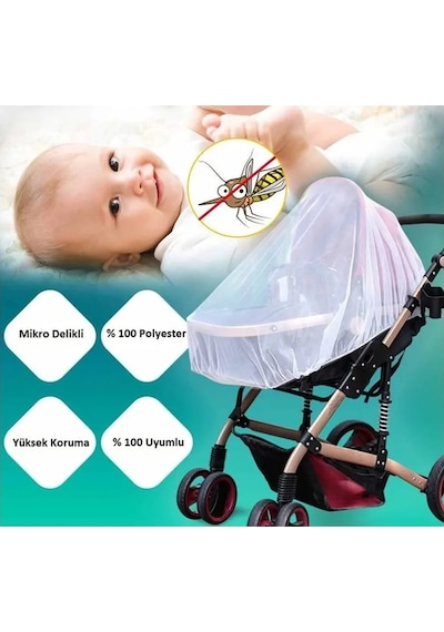 Tois Baby Puset Cibinliği Tüm Modellere Uygundur. Beyaz