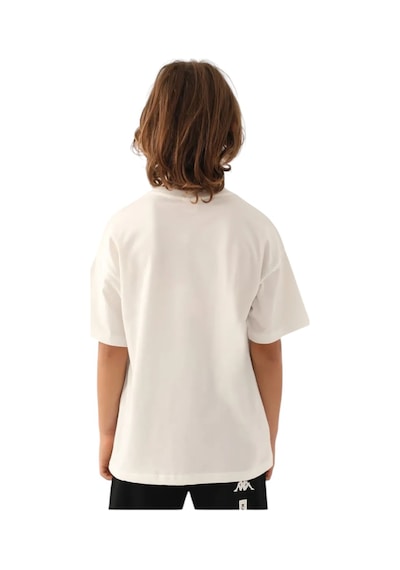 Kappa Authentic Cayden Erkek Çocuk Antrasit Regular Fit Tişört KREM