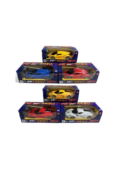 10729 Uk Ff Şarjlı 1 16 Turbo Yarışçı Sarı
