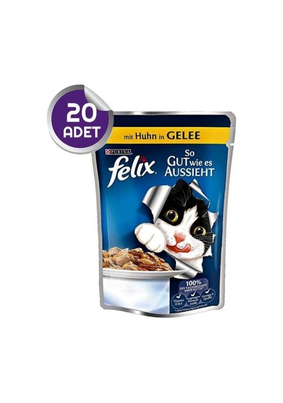 Tr Tavuklu Pouch Yaş Kedi Maması 20 Adet