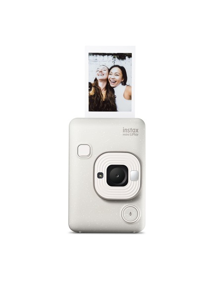 Instax Mini Liplay Misty White 20'li Film Ve Çantalı Fotoğraf Makinesi