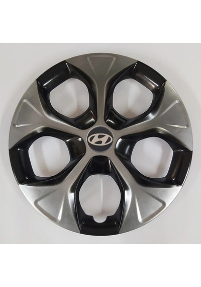 Hyundai 15 Inc Gri Siyah Renkli Jant Kapağı Kırılmaz /5310çifthyundai/