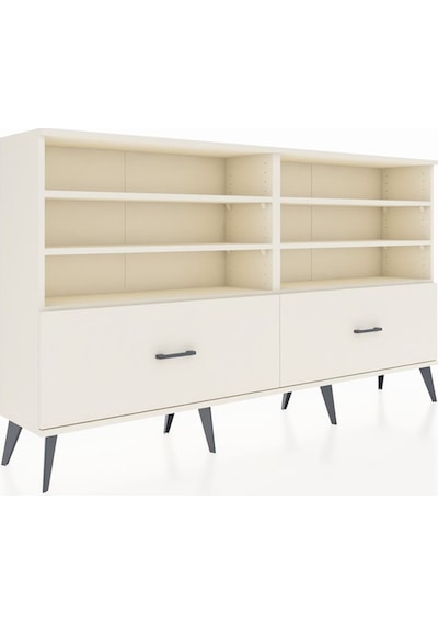 Arges Konsol 6 Raflı 2 Çekmeceli 176x30x99 Aytaşı-aytaşı Aytaşı-aytaşı