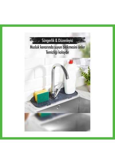 Vaveni Silikon Lavabo Matı 13 36 Cm Arz Çok Renkli