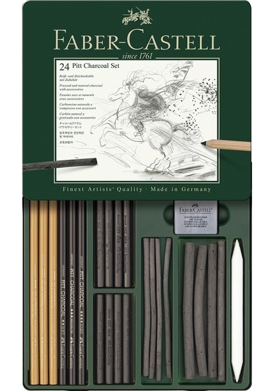 Faber Castell Pıtt Monochrome Işlenmiş Kömür Seti 112978