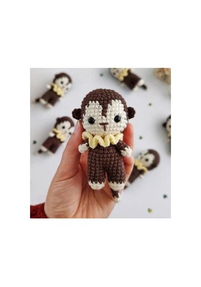 15'li Minik Amigurumi Hayvan Oyuncaklar 8cm El Örgüsüdür