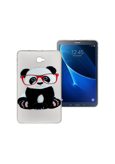 Samsung Uyumlu Galaxy Tab T580 Baskılı Silikon Kılıf Bk-42
